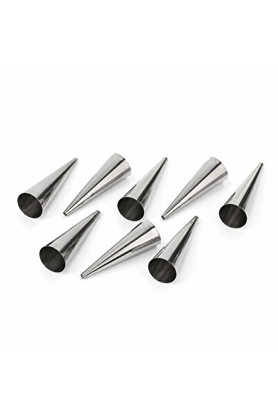 dinckitchen Külah Kornet Kalıbı 8li Set 12,2x3 cm 8li Set