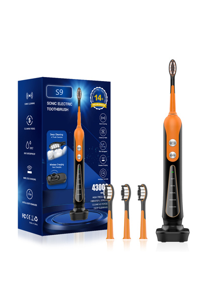 Choice black SUBORT S9 Sonic Electric Toothbrush Cordless USB Rechargeable Wh...