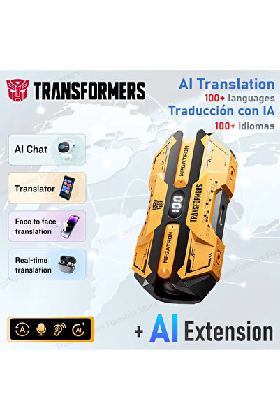 choice2 TRANSFORMERS TF-T51 AI Yellow New Transformers TF-T51 AI TWS Bluetoot...