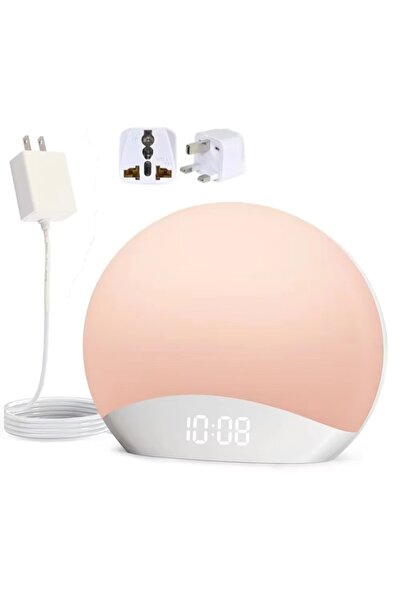 Choice British Awakening Wake Up Sunrise Alarm Clock Table Clock Dimmable wit...