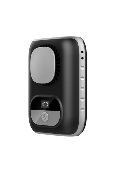 Choice black 3CM Thin Tiny Portable Waist Fan 6000mAh Clip On Personal Neck F...