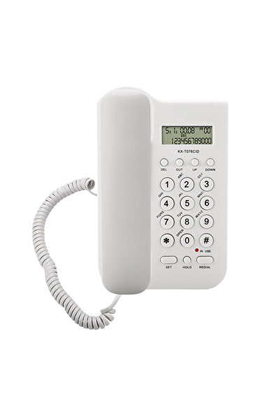 Choice WHITE Home Hotel Wired Desktop Wall Phone Office Landline Telephon