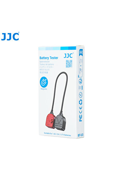 Choice black and red JJC Battery Tester Checker Battery Capacity Tester Analy...