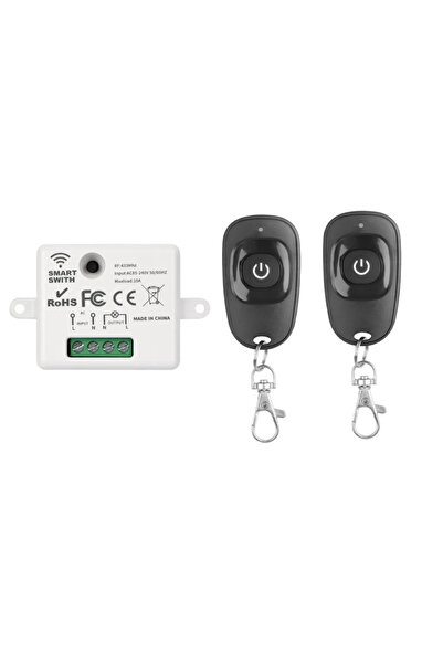 Kebidumei 2Remote 1Receiver 433Mhz Universal Wireless Remote Control Switch 1...
