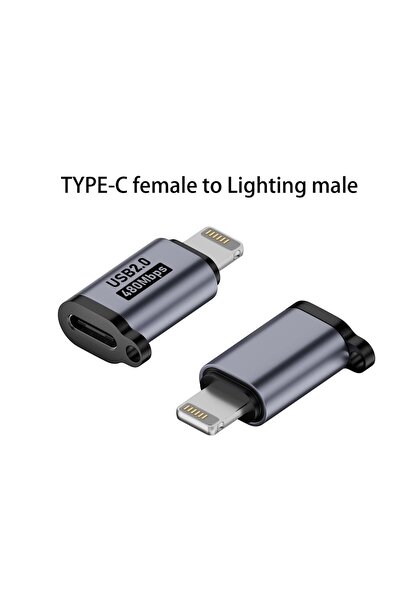 Choice6 Type C to Lighting Aluminum Alloy Type C Adapter USB C To Micro To Mi...