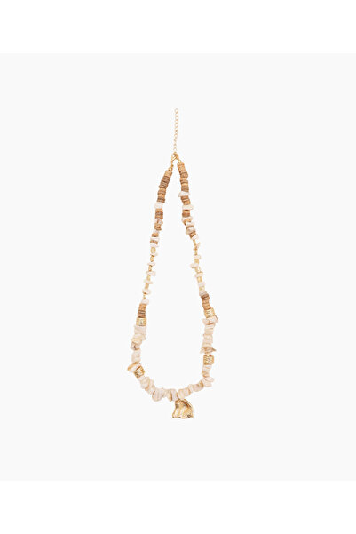Yargıcı Natural Stone and Detailed Necklace