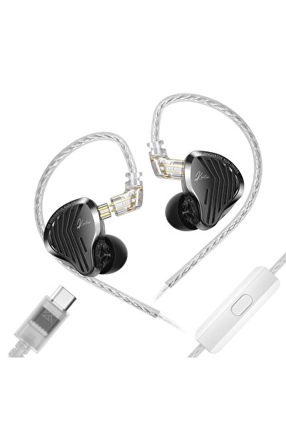 Choice usb c mic Kz Gk Kunten 1DD Dynamic Drive Earphone Hifi IEMs In Ear Ear...