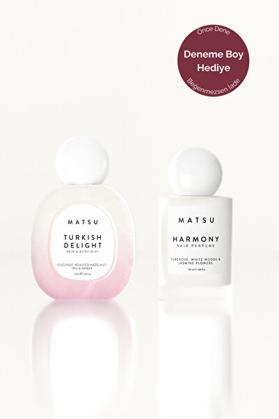 MATSU Turkish Delight Hair&Body Mist + Harmony Hair Perfume Seti | 2x50 ml