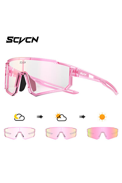 Choice Photochromic 24 SCVCN Cycling Glasses Photochromic Outdoor Sports MTB ...