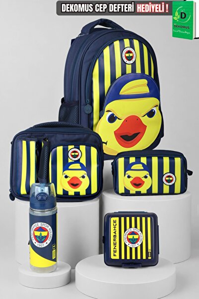 Fenerbahçe X Dekomus Licensed Yellow Collection 3D Printed Large Size School,...