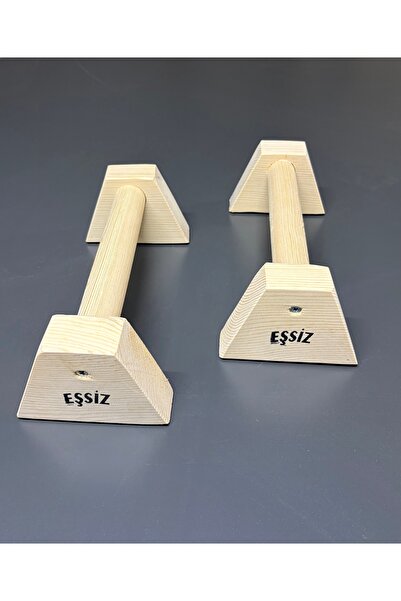 EŞSİZ MOBİLYA 1995 25 Cm KAYDIRMAZ silikon tabanlı Ahşap Şınav Barı, Amut Bar...