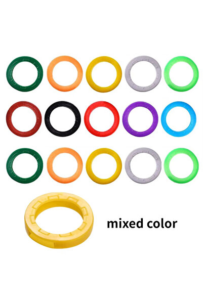 Choice 24pcs round 24/32Pcs Mixed Plastic Keys Caps Topper Elastic Case for D...