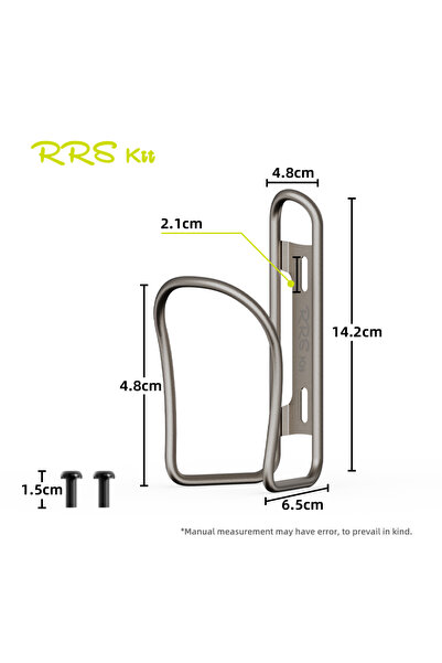 Choice One RRSkit Titanium Alloy Water Bottle Cage Anti-Rust Holder Bike Kett...