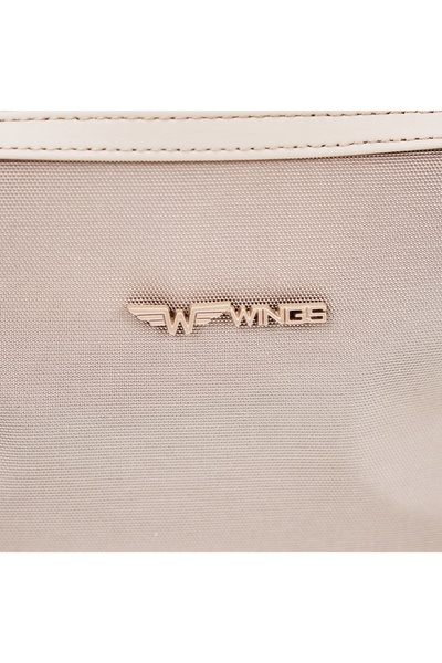 WINGS BRAND WINGS SKYLARK geantă cosmetică mică cu un singur compartiment, bej