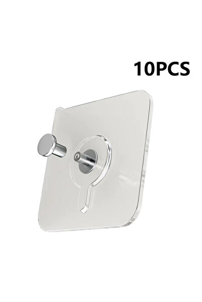 Choice 10PCS 10PCS Non-Punching Non-Marking Adhesive Hook Hook Decorative Pai...