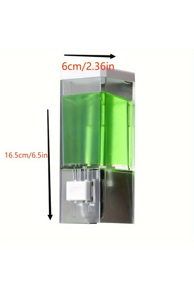 Choice 1pc Wall Mounted Soap Dispenser Is Easy To Install Without Drilling, S...