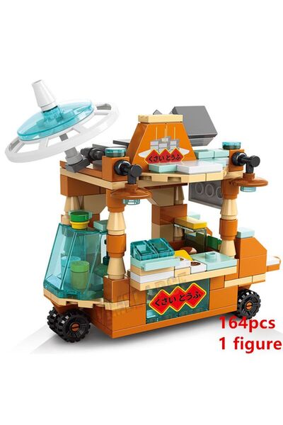 Choice no Box 164pcs DIY Architecture Store Street View Food House Building B...