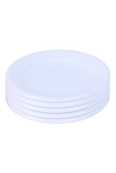 Choice White 5pcs 1:12 Dollhouse Miniatures Dishes Plate Pretend Play Kitchen...