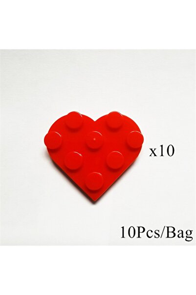 Choice1 Red-Small 10pcs Classic Building Blocks Accessories Loving Heart, Tha...
