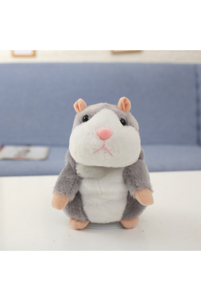 Choice Grey Learn To Imitate Talking Little Hamster Animal Plush Funny Toy Ta...