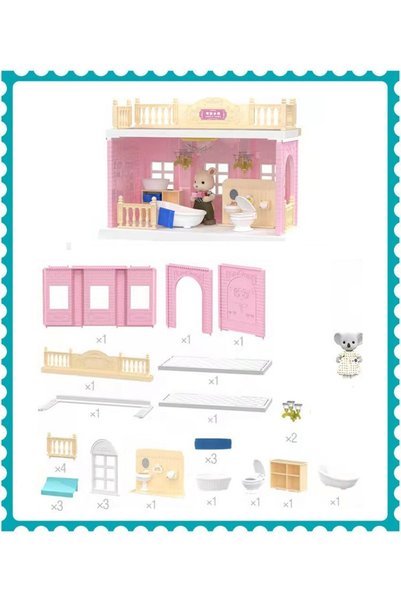choice2 8658 with gift box Toys Miniature Dollhouse Furniture Shopping PlaySe...
