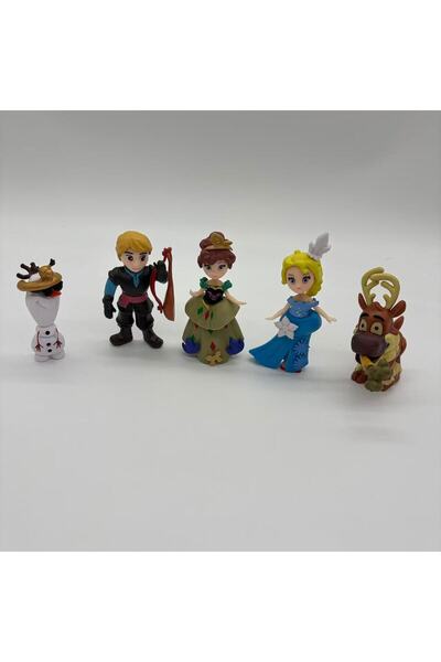Choice Bandai pack by bag 01 5pcs/set Frozen Cute Assembly Elsa Anna Olaf Sve...