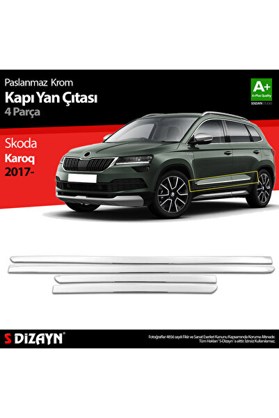 S Dizayn S-Dizayn Skoda Karoq Krom Kapı Yan Çıtası 4 Prç 2017 Üzeri 7207404
