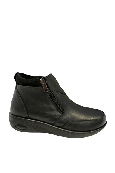 Castle Black Yldz-42646-121 Women's Genuine Leather Classic Boots Black