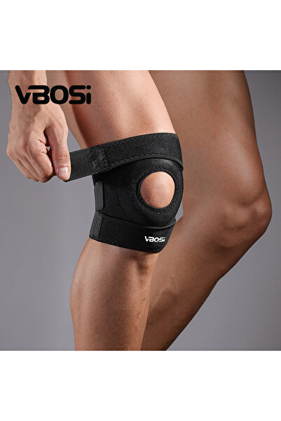Choice one size black 1 Pc Adjustable Knee Support Functional Brace with Open...