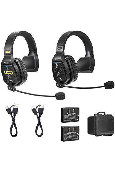Saramonic Sistem intercom wireless, WiTalk WT2S, pentru 2 persoane, Full-Dupl...