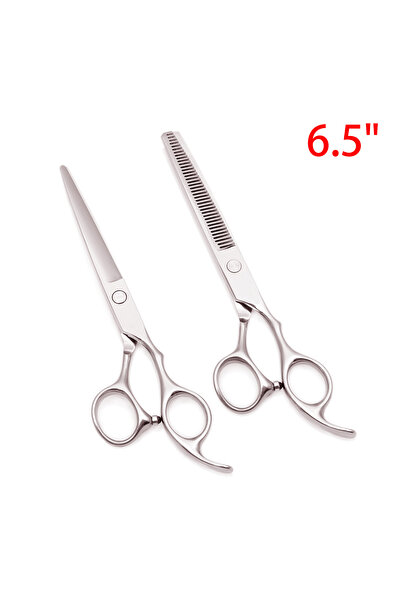 Choice12 C1006 D 6.5N Professional Barber Scissors Set Japanese Steel Straigh...