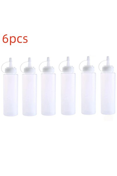 Choice 6pcs 1/3/6pcs Squeeze Sauce Bottles Condiment Squeeze Bottle with Cap ...