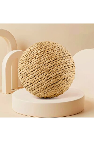 Choice1 Beige Super Interactive Sisal Cat Scratching Ball Toy Anti-Bite Teeth...