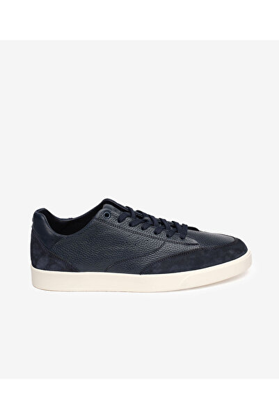Greyder Erkek Lacivert Hakiki Deri Sneaker Ayakkabı 5Y1CA64676