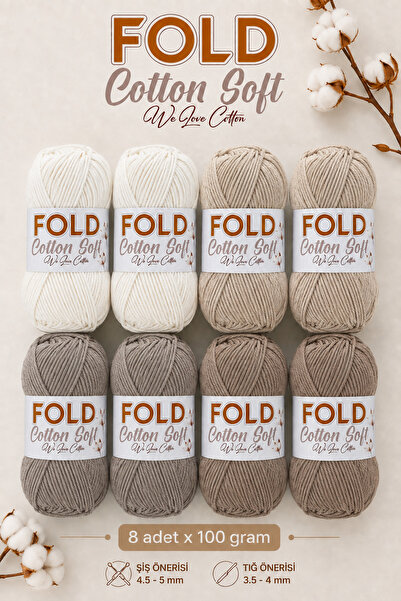 BD fold yarn Cotton Soft 8 adet Pamuk İp Örgü İpi Çanta,Supla İpi Motif Çanta...