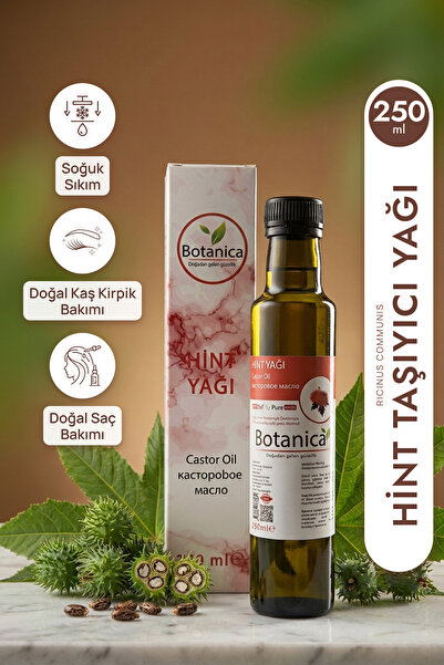 botanica Hint Yağı %100 Saf Taşıyıcı Yağ Saç Bakım Yağı Kaş Kirpik Bakımı Eko...