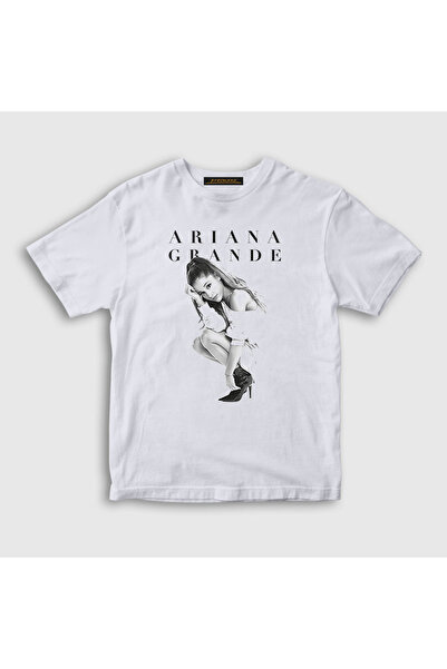 Presmono Unisex dečje belo medeni mjesec Ariana Grande T-shirt 152469tt