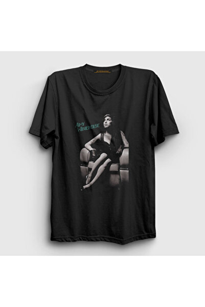 Presmono Unisex Black Back To Black Amy Winehouse T-shirt151760tt