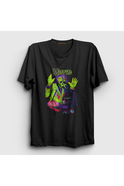 Presmono Unisex Black Lab The Misfits T-shirt 174870tt