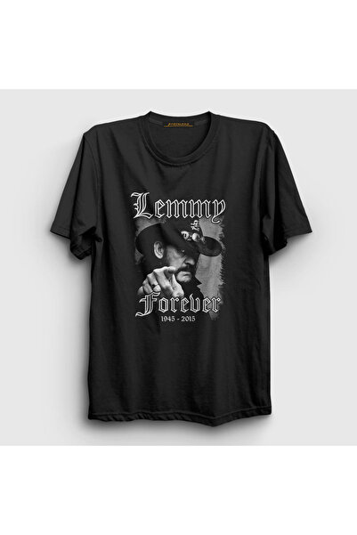 Presmono Unisex Black Forever Motörhead Lemmy Kilmister T-shirt 36151tt