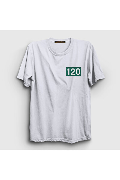 Presmono Unisex White Cho Hyun Ju 120 Squid Game T-Shirt 564830Tt