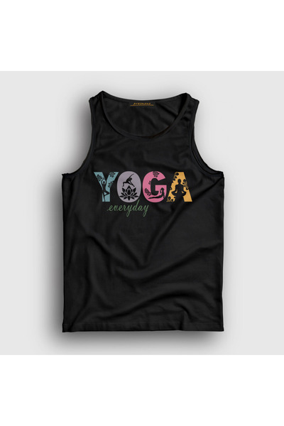 Presmono Unisex crna majica bez rukava za svakodnevnu meditaciju, poklon za j...