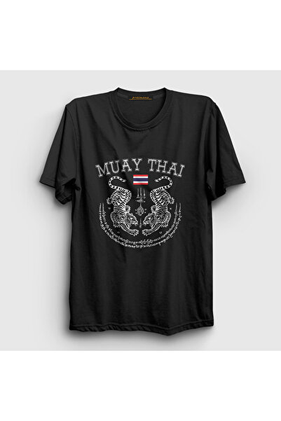 Presmono Unisex Black Thailand Tiger Ufc Mma Muay Thai T-Shirt 498973Tt