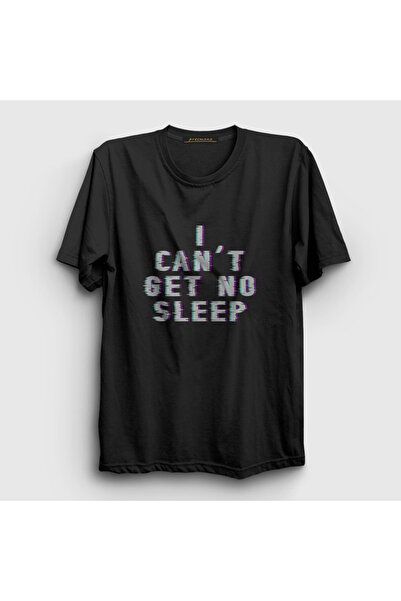 Presmono Unisex crna 'I Can't Get No Sleep' Insomnia T-shirt - 458518tt