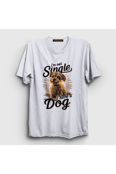 Presmono Unisex beli jorkširski terijer pas poklon T-shirt 540418tt
