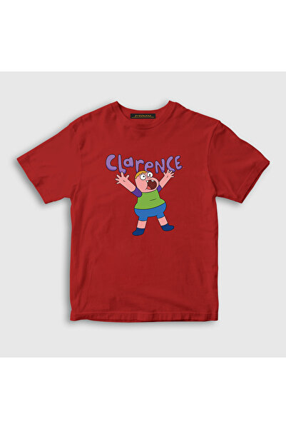 Presmono Srećni Clarence Unisex Dječje Crvene T-shirt - 458439tt
