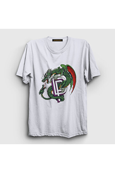 Presmono White and Dragon Deep Purple Rock Unisex T-Shirt -423151tt