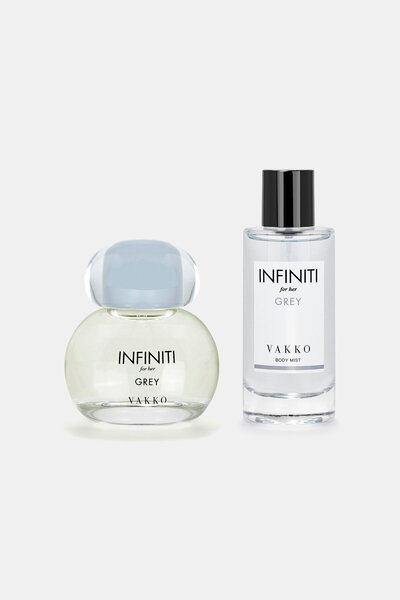 Vakko INFINITI FOR HER GREY 2'LI SET