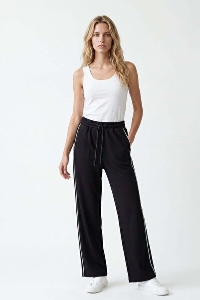 HAKKE Stripe Detailed Modal Trousers
