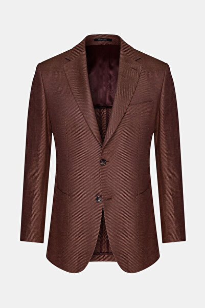 W Collection KAHVE DÜĞMELİ LİYOSEL CEKET